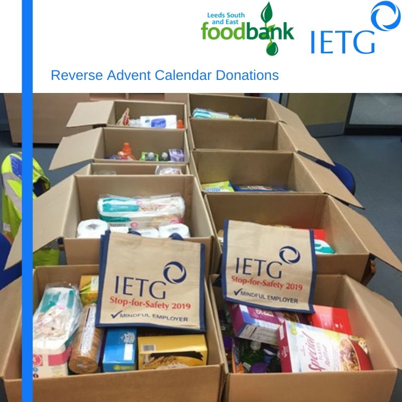 IETG Employees Donate Food Parcels