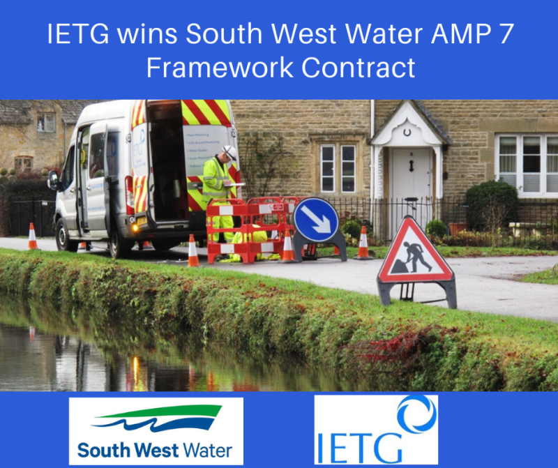 IETG Wins South West Water AMP7 Framework